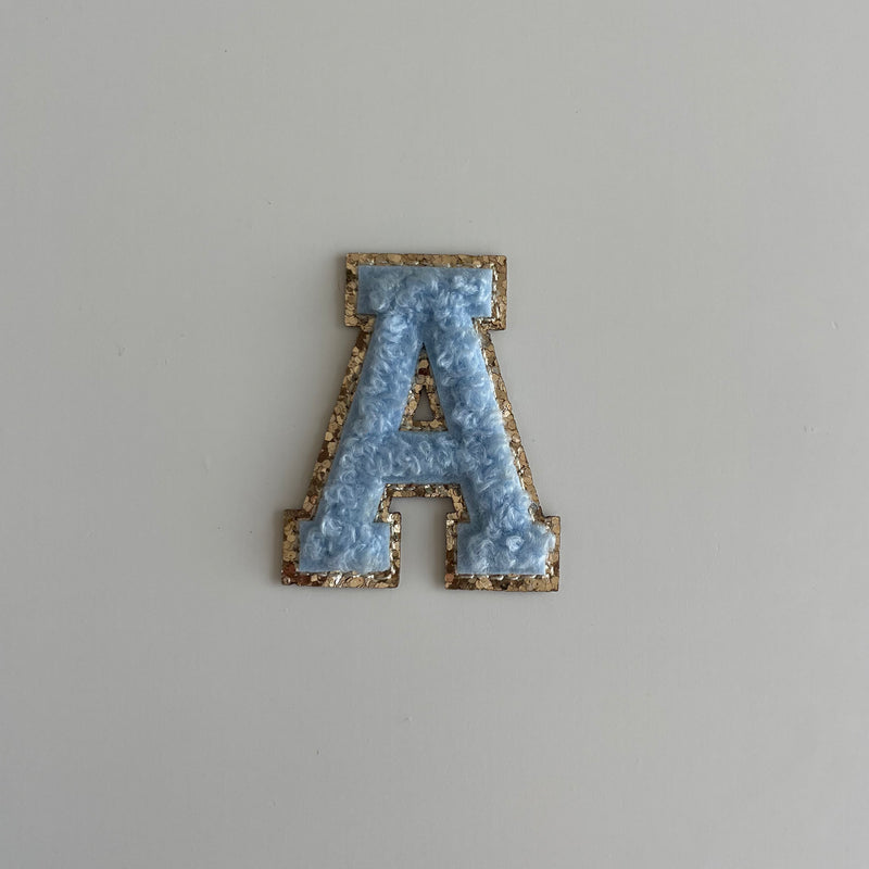 Micro Glitter Patch - Baby Blue