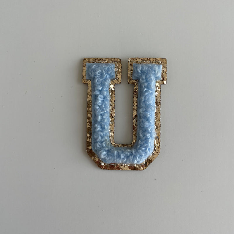 Micro Glitter Patch - Baby Blue