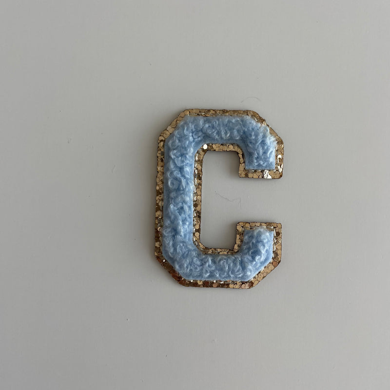 Micro Glitter Patch - Baby Blue