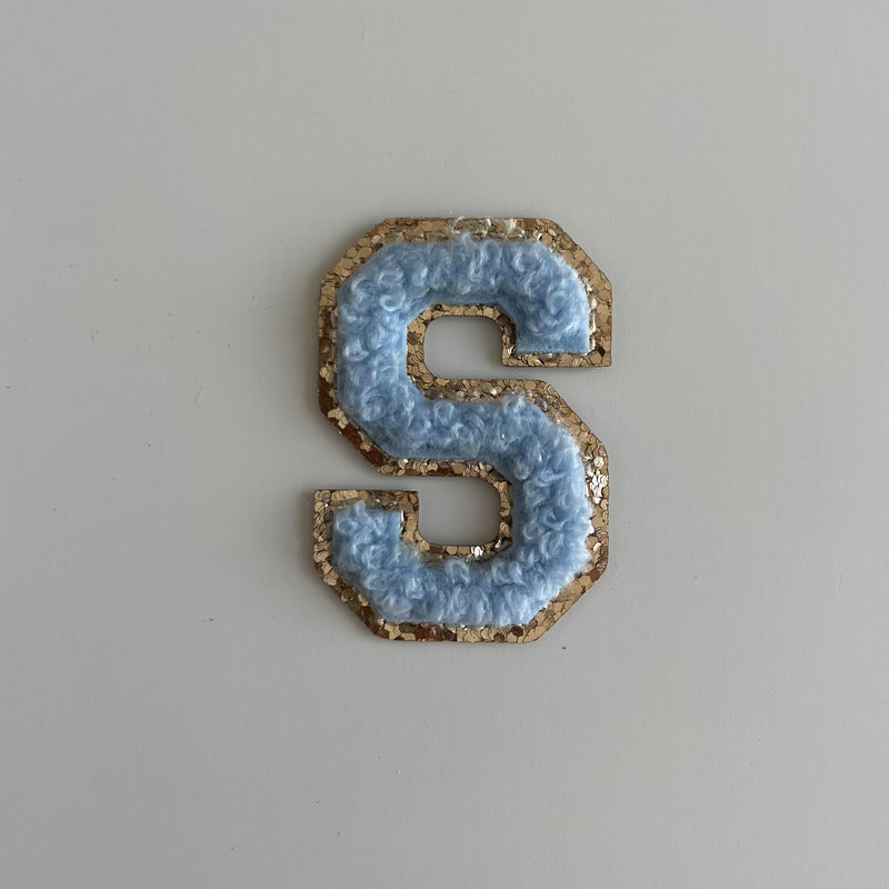 Micro Glitter Patch - Baby Blue