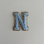 Micro Glitter Patch - Baby Blue