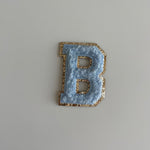 Micro Glitter Patch - Baby Blue