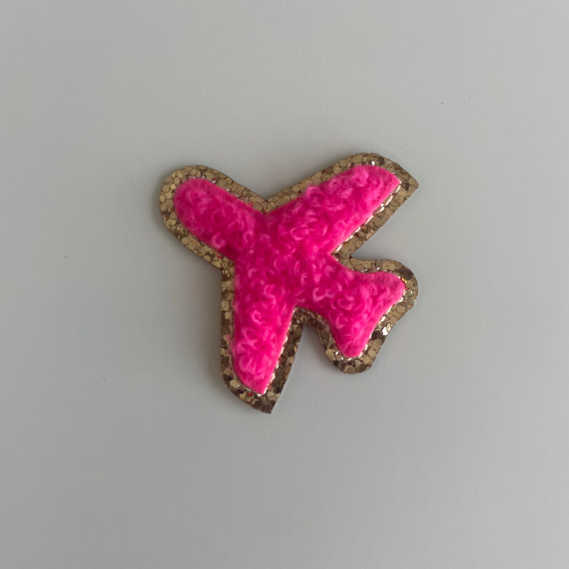 Micro Glitter Patch - Neon Pink