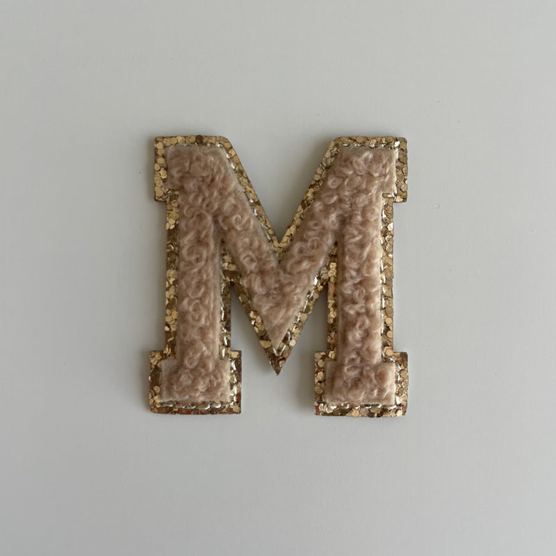 Micro Glitter Patch - Beige