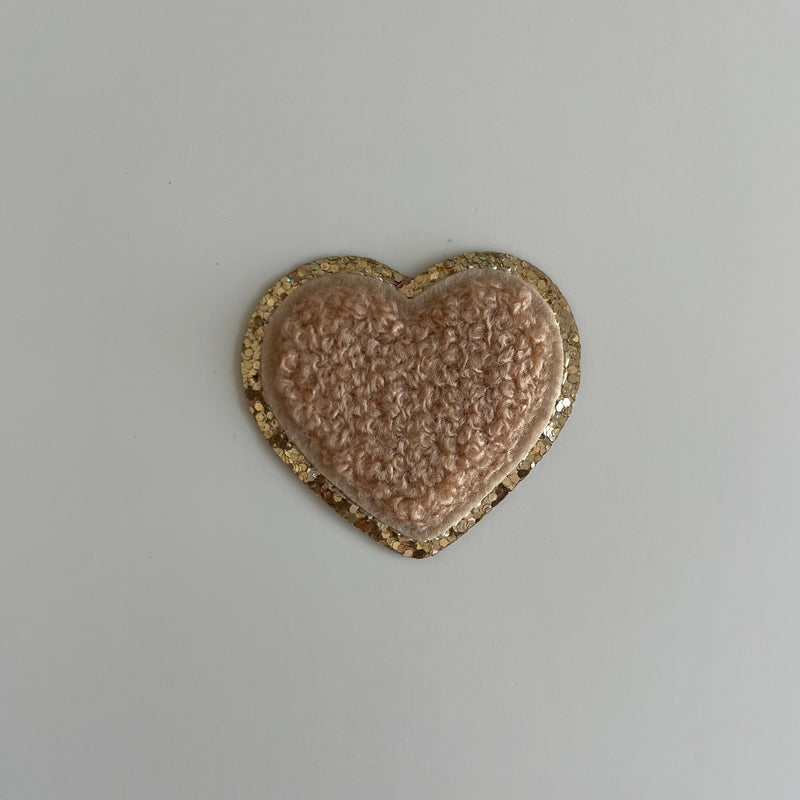 Micro Glitter Patch - Beige