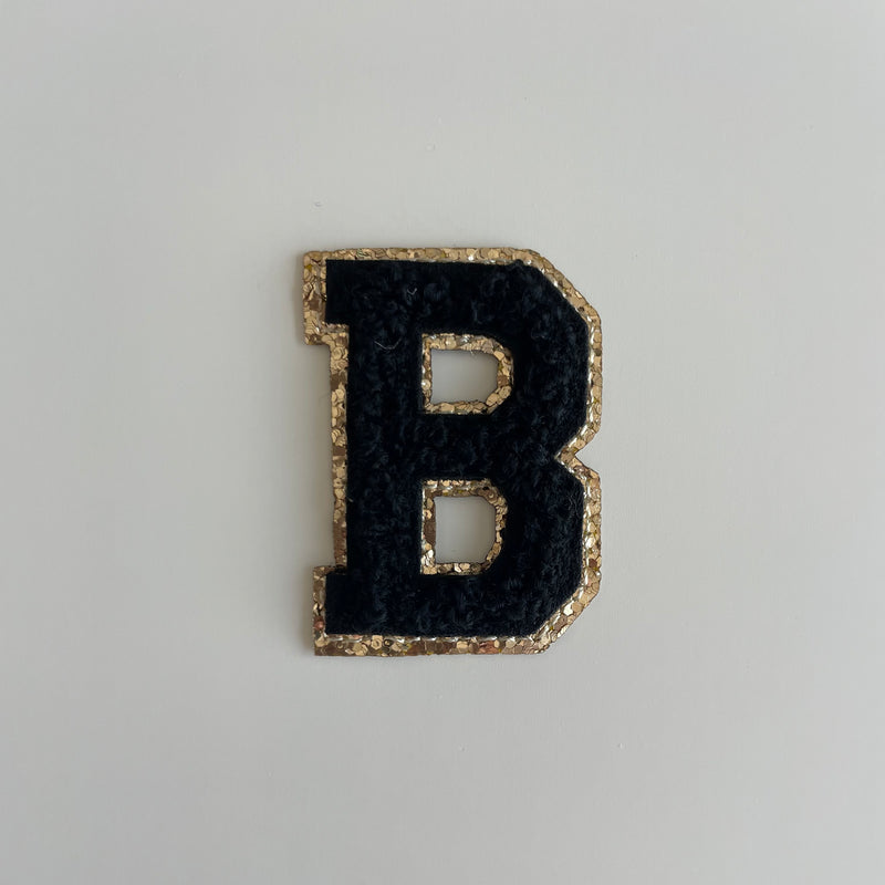 Micro Glitter Patch - Black