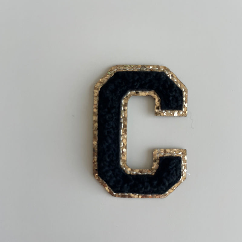 Micro Glitter Patch - Black