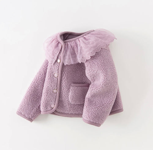 Lilly Lilac Boucle Jacket