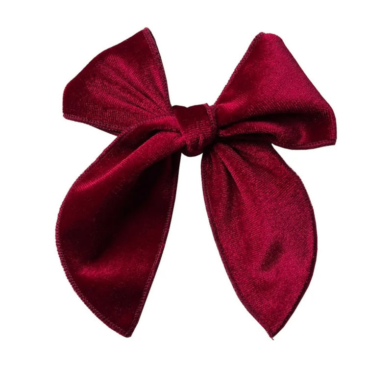 Velvet Hair Bow