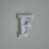 Varsity Glitter Patch - All White