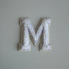 Varsity Glitter Patch - All White