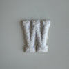 Varsity Glitter Patch - All White