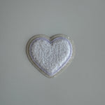 Varsity Glitter Patch - All White