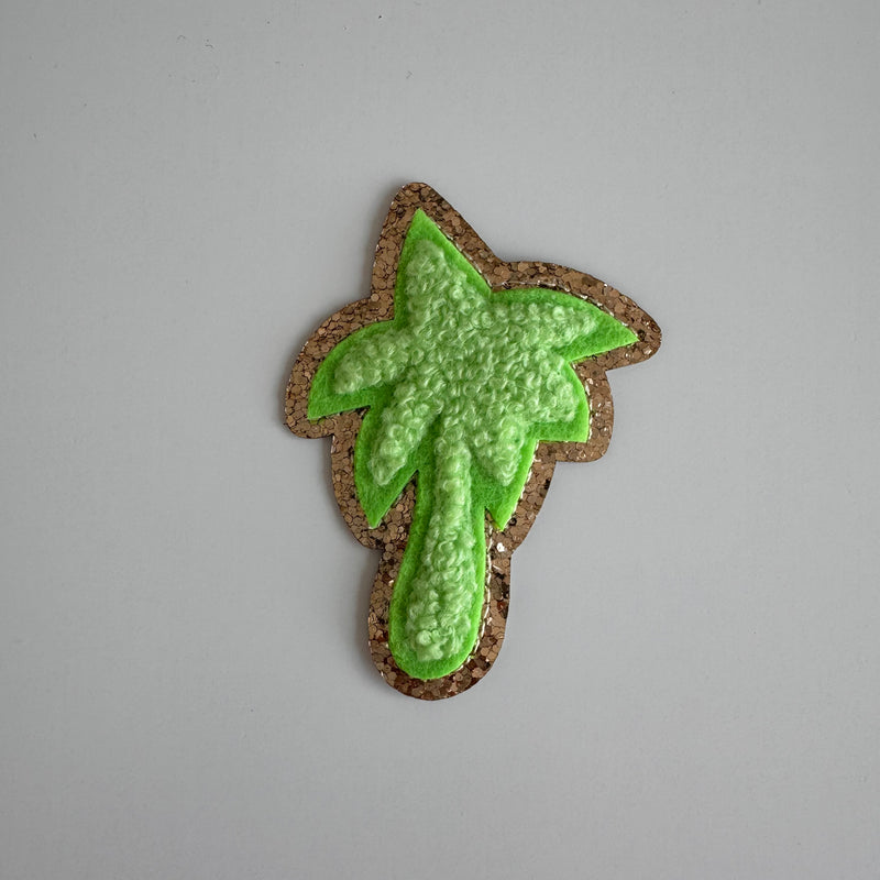 Varsity Glitter Patch - Matcha