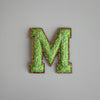 Varsity Glitter Patch - Matcha