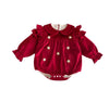 Ruby Velvet Romper