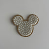 Varsity Glitter Patch - White