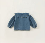 Sadie Scalloped Denim Jacket