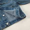 Sadie Scalloped Denim Jacket