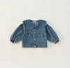 Sadie Scalloped Denim Jacket