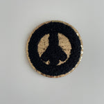 Varsity Glitter Patch - Black