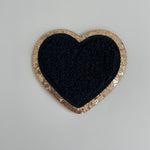 Varsity Glitter Patch - Black