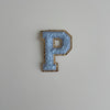 Varsity Glitter Patch - Blue