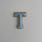 Varsity Glitter Patch - Blue