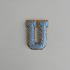 Varsity Glitter Patch - Blue