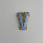 Varsity Glitter Patch - Blue