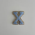 Varsity Glitter Patch - Blue