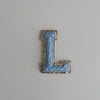 Varsity Glitter Patch - Blue