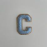 Varsity Glitter Patch - Blue