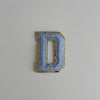 Varsity Glitter Patch - Blue