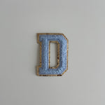 Varsity Glitter Patch - Blue