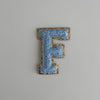 Varsity Glitter Patch - Blue