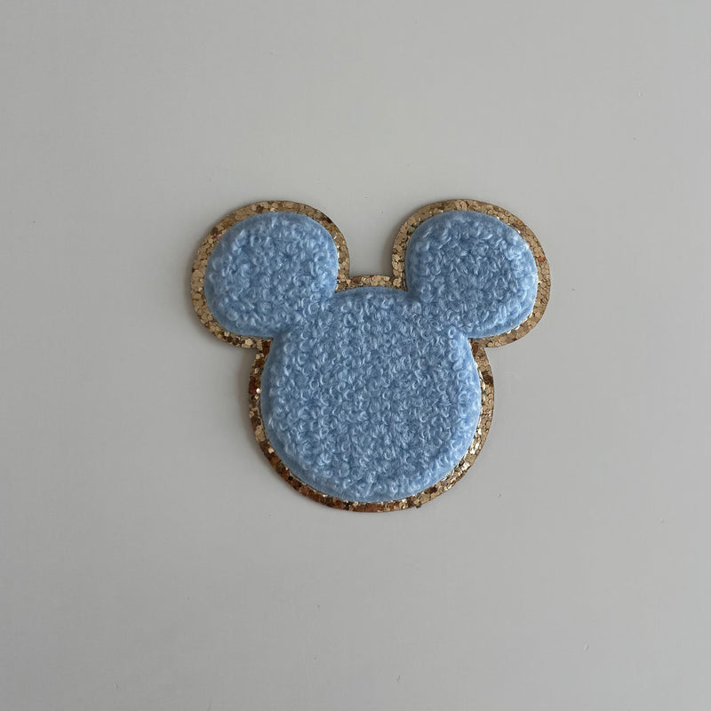 Varsity Glitter Patch - Blue