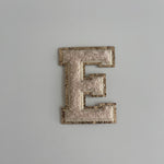 Varsity Glitter Patch - Nude