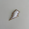 Varsity Glitter Patch - White