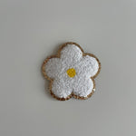 Varsity Glitter Patch - White