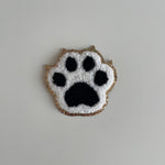 Varsity Glitter Patch - White