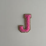 Varsity Glitter Patch - Pink