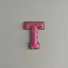 Varsity Glitter Patch - Pink