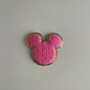 Varsity Glitter Patch - Pink