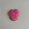 Varsity Glitter Patch - Pink