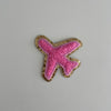 Varsity Glitter Patch - Pink