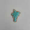 Varsity Glitter Patch - Turquoise