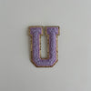 Varsity Glitter Patch - Lilac