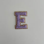 Varsity Glitter Patch - Lilac