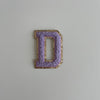 Varsity Glitter Patch - Lilac